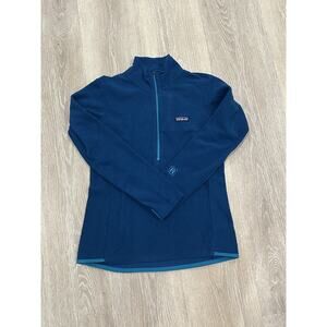 Patagonia Women's R1 Air 1/2-Zip Pullover, Color: Lagom Blue, Size: Large, NWT